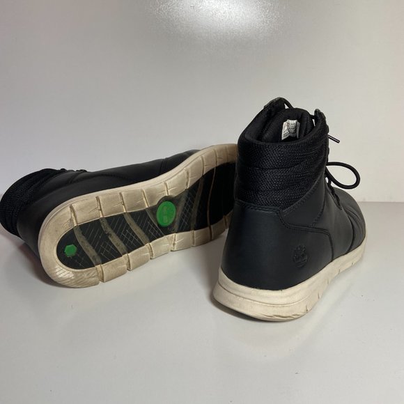 TIMBERLAND MEN'S GRAYDON SNEAKER BOOT BLACK FULL GRAIN A1HWC - Picture 2 of 3